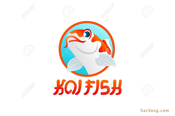 Mẫu Logo Con Cá Chép Đẹp