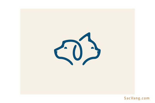 Mẫu Logo Chó Mèo Đẹp