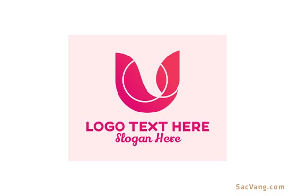 mẫu thiết kế logo chữ u đẹp